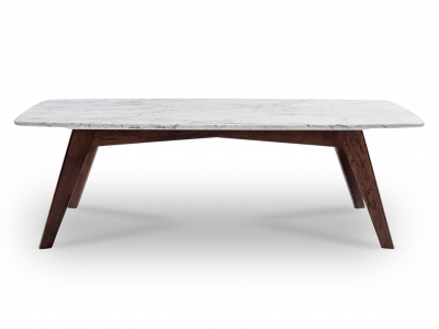 Natural Italian Carrara White Coffee Table