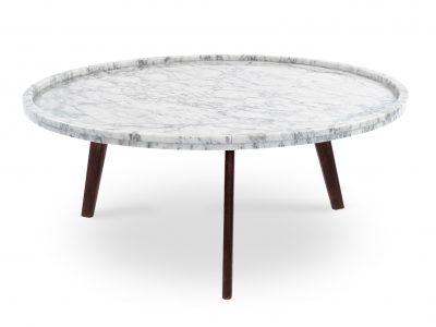 Natural Italian Carrara White Coffee Table