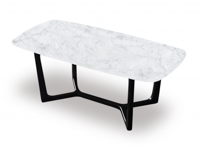Natural Italian Carrara White Dining Table