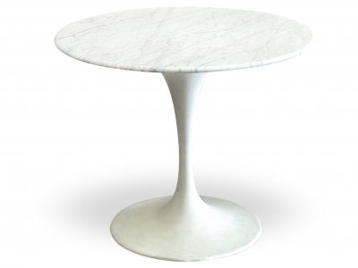 Natural Italian Carrara White Marble Coffee Table