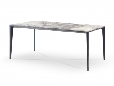 Calacata Gray Marble Dining Table