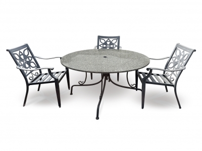 Natural Granite Polished Garden Dining Table