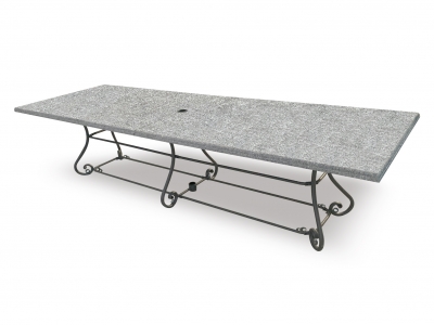 Natural Granite Matte  Garden Dining Table