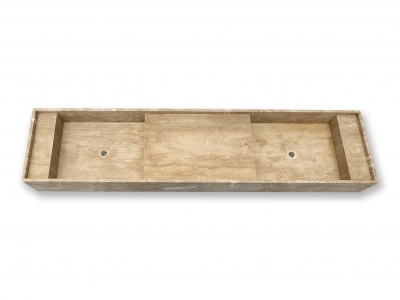Natural Yellow Travertine Marble Bathroom Vanity Top