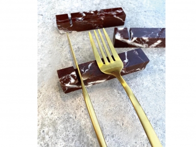 Marble Cutlery rest set