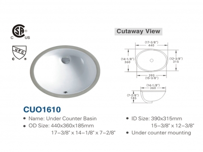 Under Counter Basins